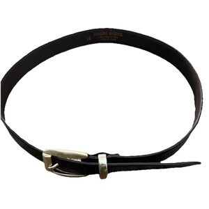 Bergdorf Goodman Women's Belt Brown Leather size medium vintage 27 3/4"x 29 3/4"